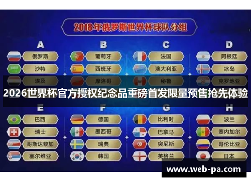 2026世界杯官方授权纪念品重磅首发限量预售抢先体验